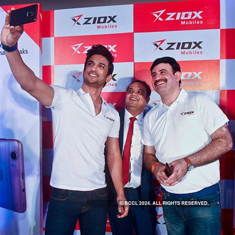 Sushant Singh Rajput takes a selfie with Ankur Gupta, director and head ...