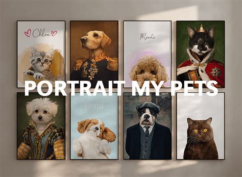 Pet Bathroom Art – Custom Pet Wall Art for Bathroom | Portrait My Pets