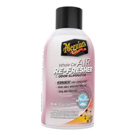 Meguiar's Vehicle Air Freshener and Odor Eliminator, Fiji Sunset Scent ...