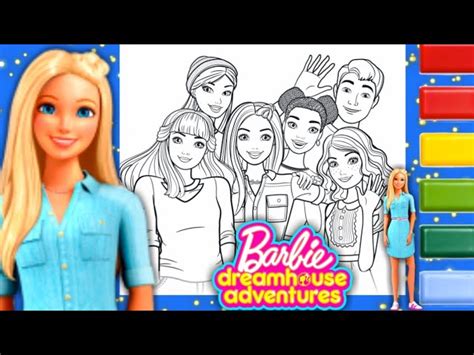 Barbie dream on sale house drawing easy