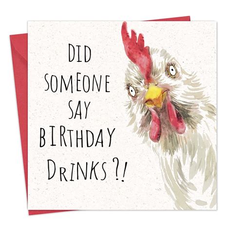 Buy Twizler Funny Birthday Card Chicken – Funny Card Birthday – Happy ...
