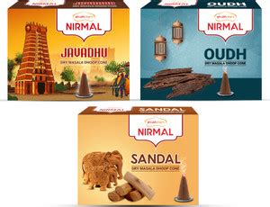 Shubhkart Nirmal Javadhu, Sandal & Oudh Dry Masala Dhoop Cone - 30N ...