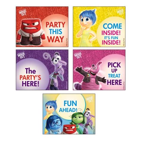 Inside Out Party Signs – PRETTY UR PARTY