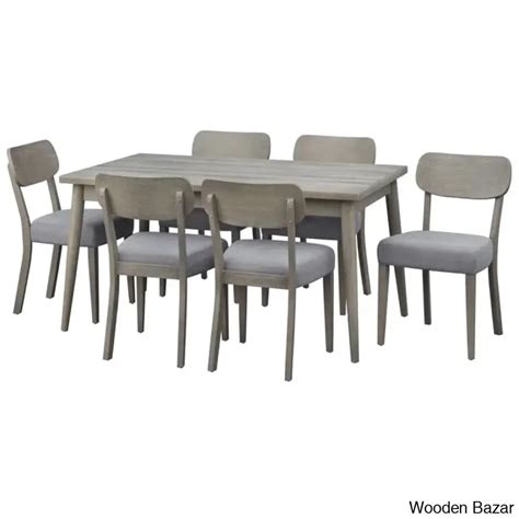Surat Stylish 6 Seater Wooden Dining table Set | Wooden Bazar