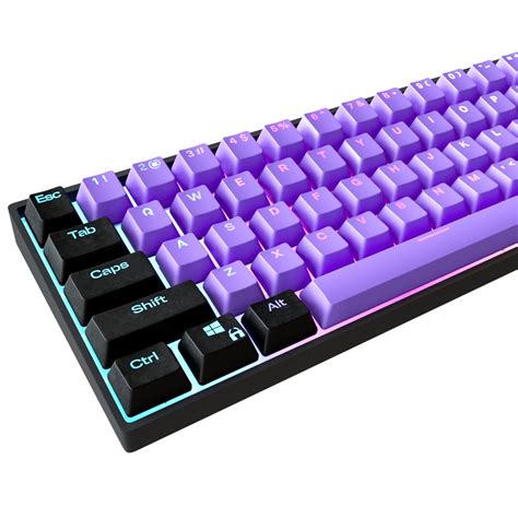 Kraken Keycaps Lotus Edition Rgb Backlit Keycap Set Black Purple ...