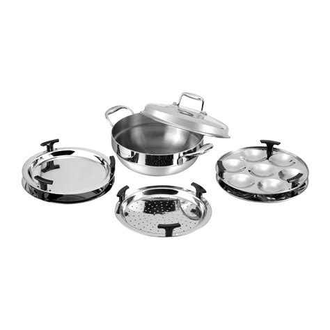 Vinod Platunim Multiporpose Kadai 26 cm- 6 Plates ( 4 L ) – Vinod ...