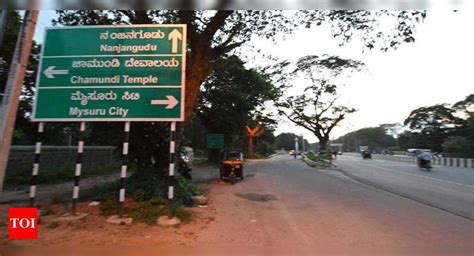 Direction boards remain on paper in Heritage City | Mysuru News - Times ...