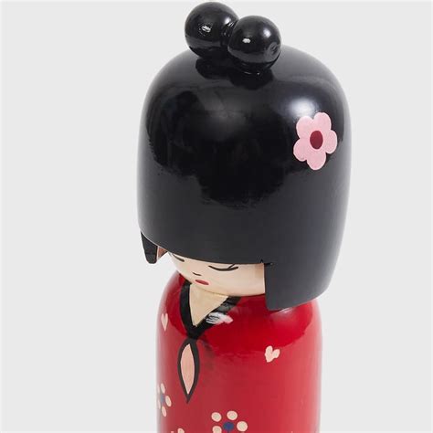Buy Art Of Aisa Red Wooden Decorative Doll Figurine from Home Centre at ...