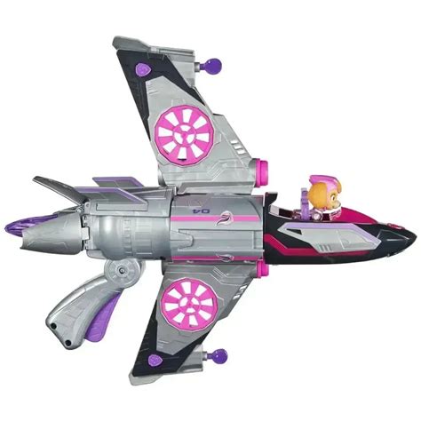 Paw Patrol Skye’s Mighty Movie Jet with Lights and Sounds – Action Toy ...