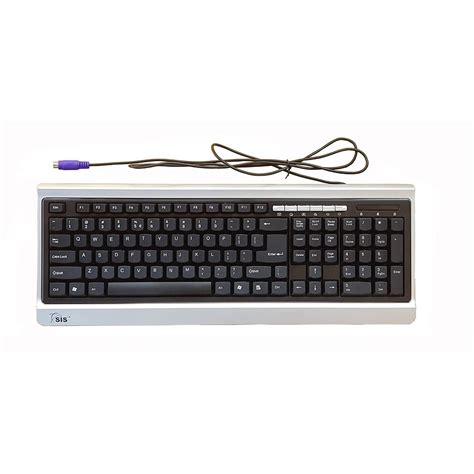 NF SIS PS2 KB 110-key PS2 Multimedia Keyboard(MM KB, PS/2) : Amazon.in ...