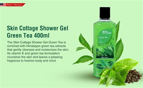 Buy Skin Cottage Shower Gel Green Tea 400ml Online at Low Prices in ...