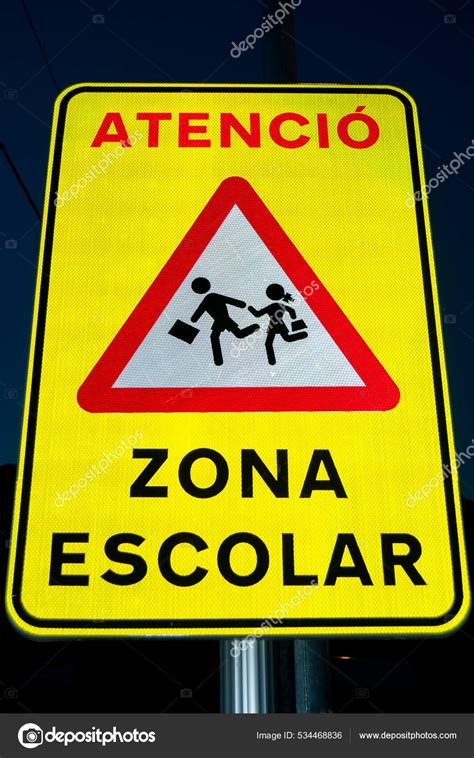 School Zone Sign In Spanish