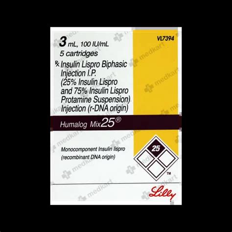 HUMALOG MIX 25 PENFILL 3 ML Price, Uses, Side Effects & Substitutes ...