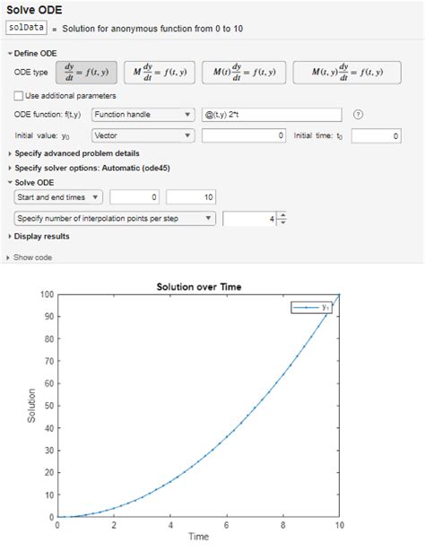 Image result for MATLAB Ode Practice Problems