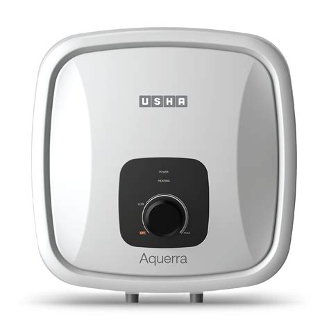 Usha Aquerra 10 Litre 5 Star Storage Water Heater (White), Wall Mounti ...