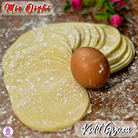 Jual Kulit Gyoza Dumpling Premium Hand Made isi 50 Lembar - 25 pcs, 8cm ...