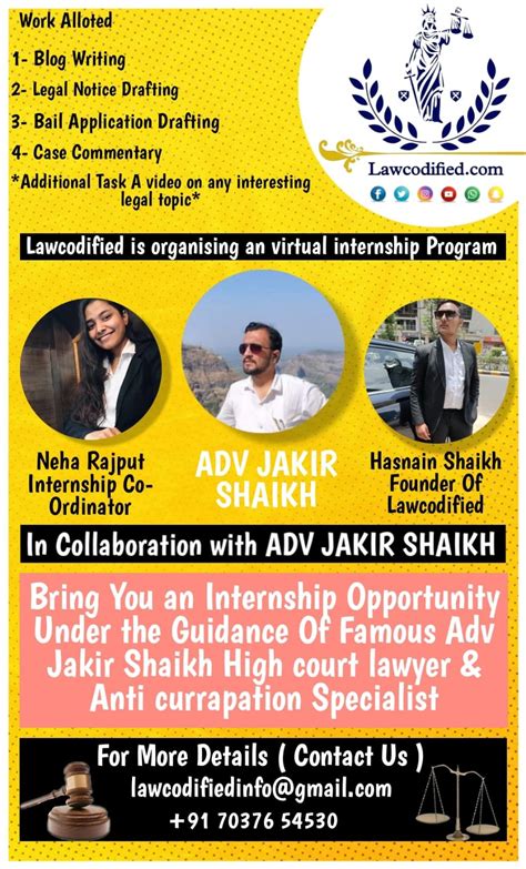 INTERNSHIP OPPORTUNITY AT LAW CODIFIED: APPLY BY JUNE 30, 2022