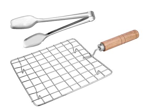 Buy Wofier® Steel Barbeque Jali Roti Roast Grill Papad Roaster Chapati ...