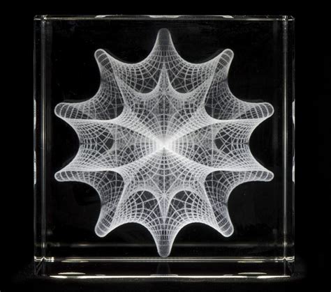 Bathsheba Sculpture Elegant Crystal Sculpture - Bathsheba's Calabi-Yau ...