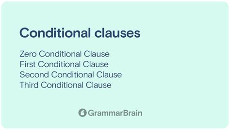 Image result for If Conditional Clause Examples