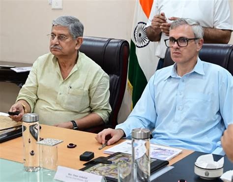 CM Omar Abdullah & Union Minister Rajiv Ranjan inaugurate 50,000 litres ...