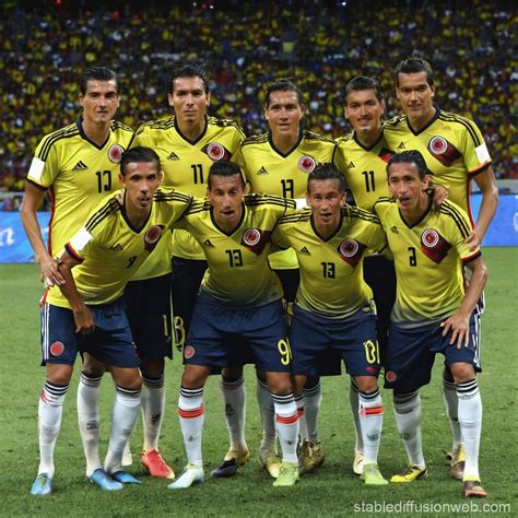 Colombia's National Team Selection | Stable Diffusion Online
