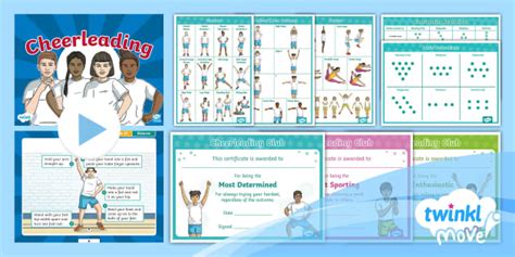 Twinkl Move Introduction to Cheerleading Club Pack - Twinkl