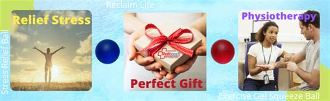 MediTouch Hard Gel Exercise Ball – Stress Relief & Hand Therapy Ball ...