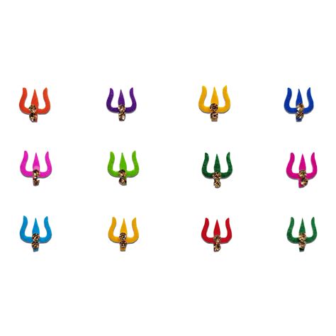 Comet Busters® Multicolor Spiritual Diamond, Velvet Bindi (7mm ...