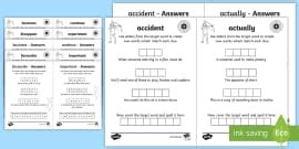 Year 3 and 4 Spelling Activities | Word Mat Bumper Pack