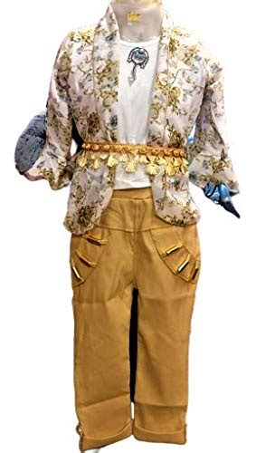 Buy Shree Mahalaxmi Garments Baby Girl White Jacket and Brown Paint ...