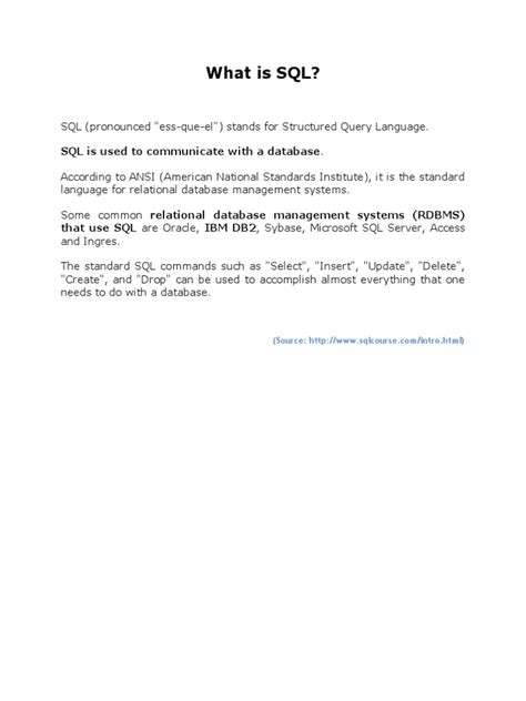 Simple SQL Query Example 的图像结果