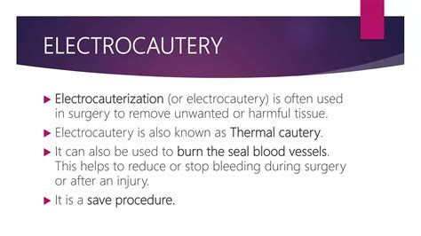 Cauterization | PPTX