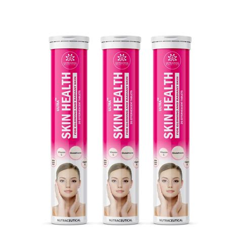 ULTRAVEDA™ Nutrition Ultra Skin Health™ GLUTATHIONE, Vitamin C, E ...