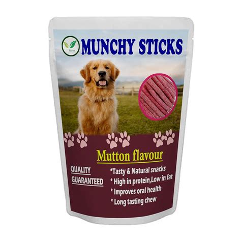 Iagrifarm Munchy Sticks, Mutton Flavour, Dog Treats - 450 g - Dog Chew ...
