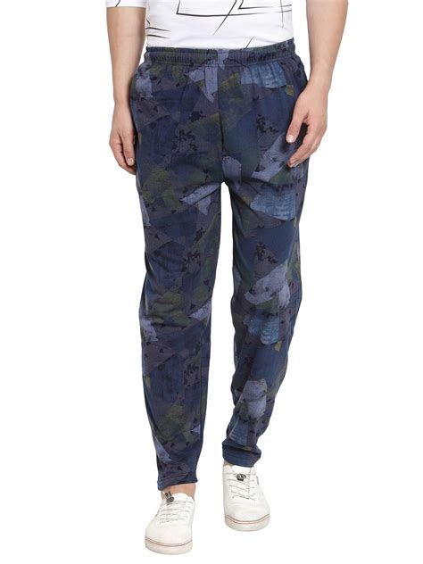 Buy UZARUS Men's Regular Fit Track pants(UZM111PP103_A_XXL_Blue_XX ...