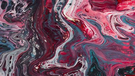 Download wallpaper 1366x768 paint, liquid, fluid art, stains, wave ...