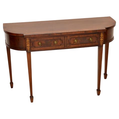 Antique Walnut Console / Side Table For Sale at 1stDibs