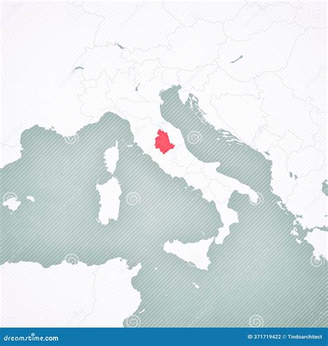 Umbria Map. State And District Map Of Umbria. Political Map Of Umbria ...