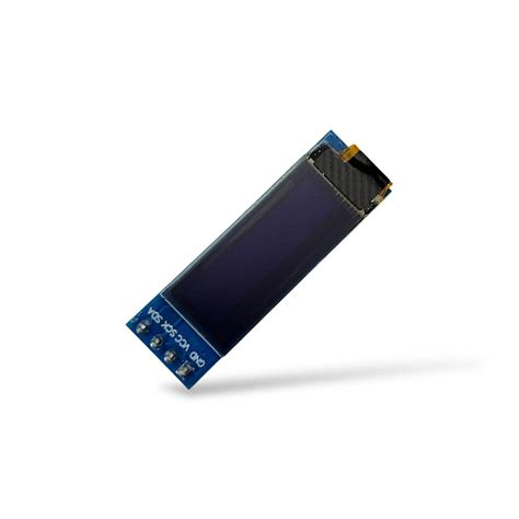 0.91 Inch OLED Display 128x32 Blue | 4 Pin I2C OLED Module for Arduino ...