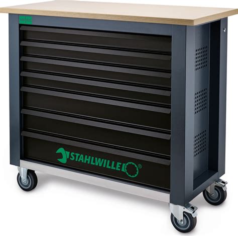 Stahlwille Mobile workbench WB 625 7 Drawers Anthracite, RAL 7016 L ...