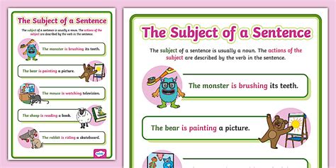 The Subject of a Sentence