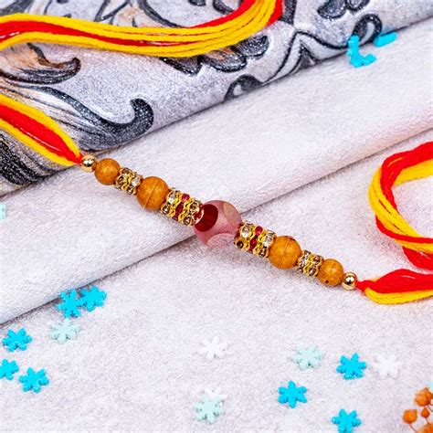Send Designer Beads Rakhi Online | Rakhibazaar.com
