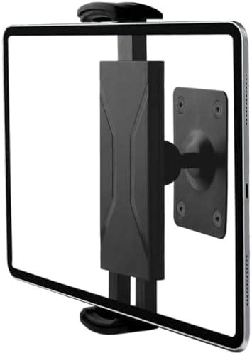 Techzere Adjustable Wall Mount Phone and Tablet Stand Holder, Black ...