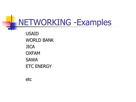 Image result for Example of Networking