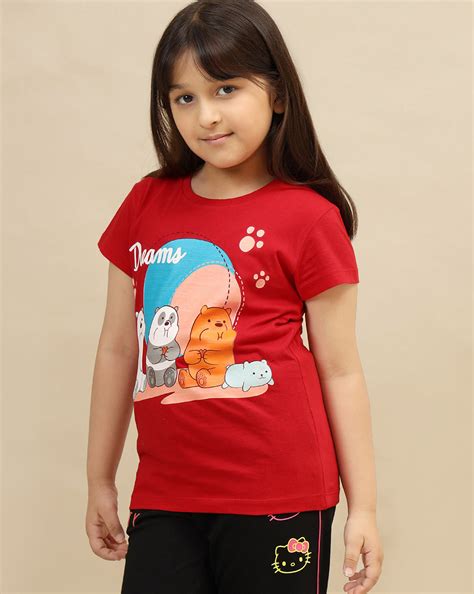 We Bare Bears Regular Fit Tshirt Girls – Kidsville