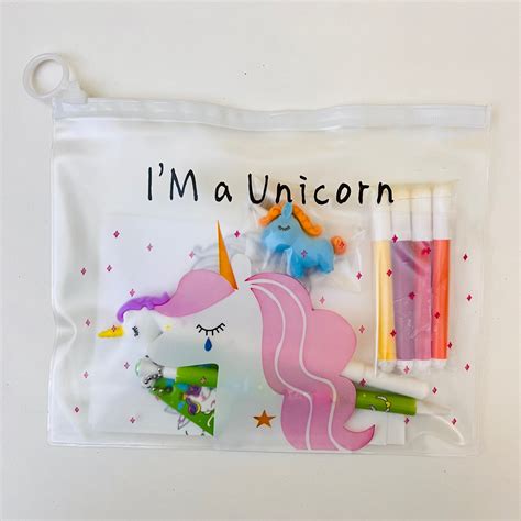 Unicorn Activity pack Personalised - Children's Activity Pack Pre-Fill ...