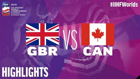 IIHF Ice Hockey World Championship: Great Britain vs. Canada, O2 Arena ...