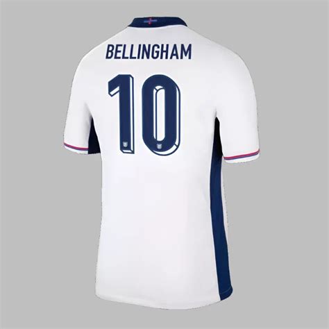 England BELLINGHAM 10 Home Jersey EURO 2024 – Red Raven