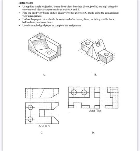 3rd Angle Projection View 的图像结果